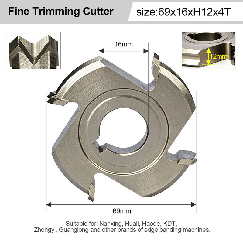 Carbide Insert Router Bit Set For CNC Woodworking — Bottom Surfacing & Grooving Cutter, 1/2" Shank, Replaceable 4-Sided Inserts