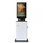 27 Inch Self Service Kiosk Free Standing Hotel Lobby Check In Kiosk