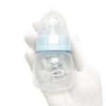 150ml / 260ml Silicone Baby Milk Bottle Anti Colic Valve Customized Color