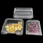 Plastic Hinged Fruit Clamshell Packaging Thermoformed PET Customizable