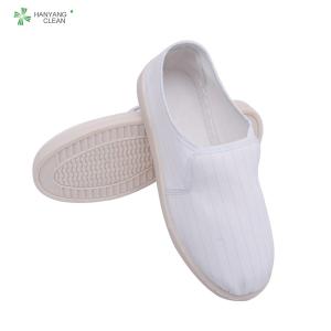 China Stripe Canvas Anti Static Footwear Breathable With PVC Outsole Shoe wholesale