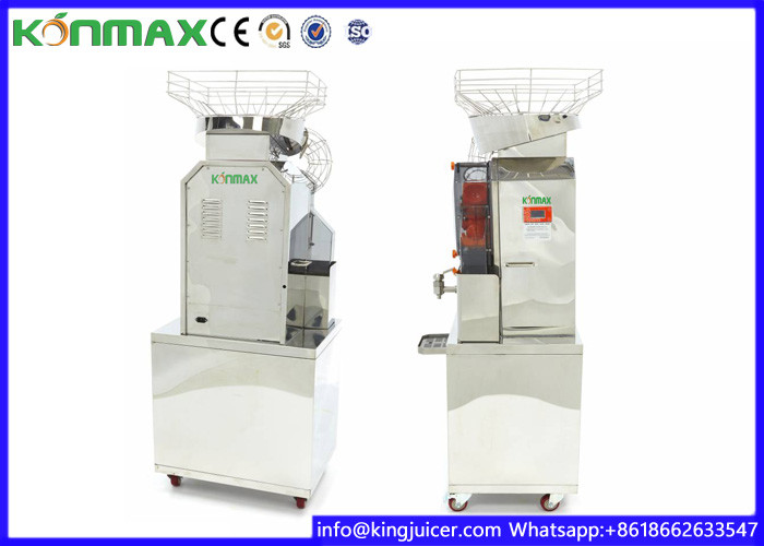 High Output Industrial Orange Juice Extractor With Automatic Feeder For Restaurant