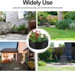Garden Planter, Fabric Grow Beds Divided Grids, Planting Bags with Drainage