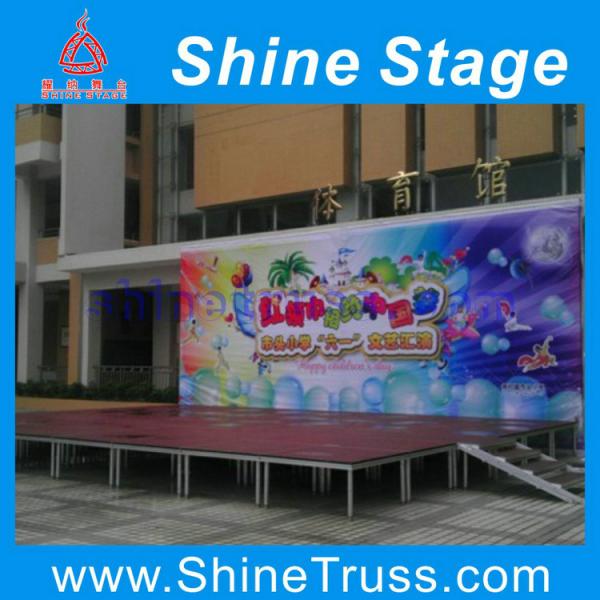 2015 aluminum simple stage for outdoor performances