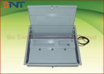 School Tabletop Computer Monitor Lift , Manual Flip Up Single Computer Table