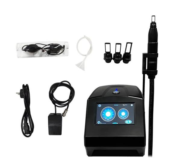 J12 Q Switched Nd Yag Laser Tattoo Removal Machine With 1064Nm 532Nm 1320Nm Nd