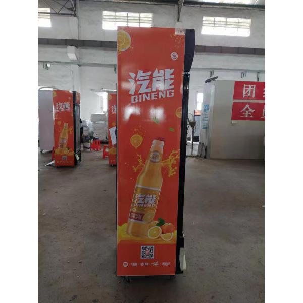 Bars Beverage Single Door Upright Cooler Refrigerator Commercial Direct Cooling