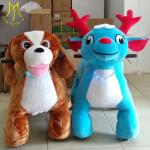 Hansel walking amusement rides electric stuffed motorized riding animals