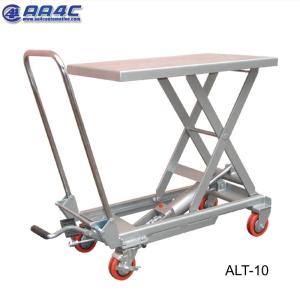 China Yellow Scissor Vehicle Lift One Cylinder Hydraulic Lift Total Length 900mm wholesale
