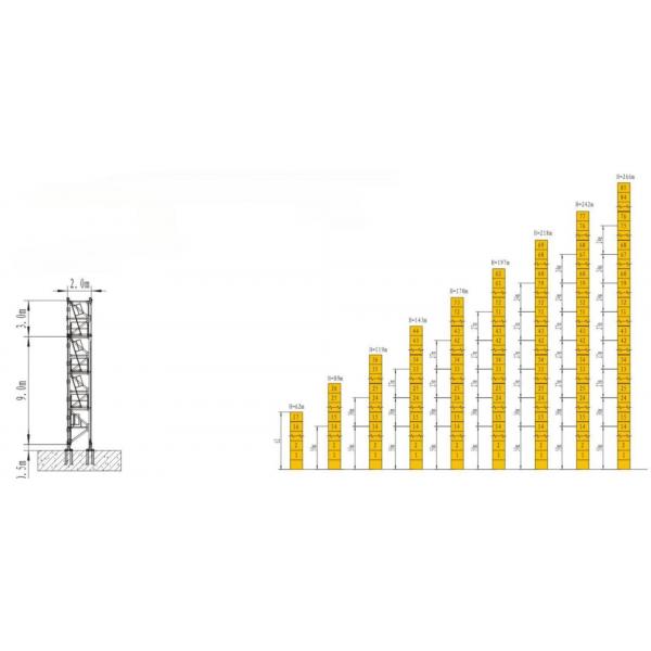 10 Ton Climbing Tower Crane N7027-10 Construction Tower Crane