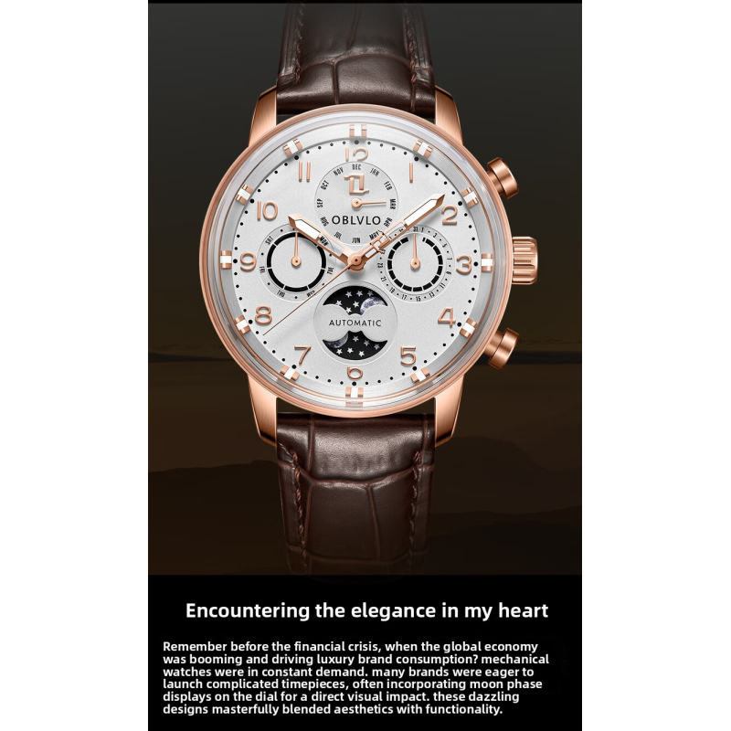 Professional Traditional Business Wrist Watch Featuring Date Display Function and Scratch Resistant Mineral Glass for Daily Wear