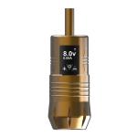 Gold Color Tattoo Battery Grip , Tattoo Gun Handle With RCA Connection