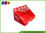 Recycled Paperboard POP Counter Top Cardboard Display With 8" Plastic Pegs