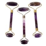 Amethyst purple Double Jade Roller