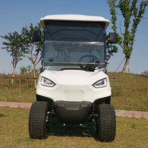 China 6+2 Seats Electric Golf Cart 60V 100AH ​​Lead Acid Battery Modern Leisure Golf Cart wholesale
