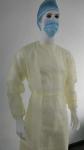 Chemotherapy gowns disposable yellow color waterproof medical surgical en14126