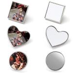 Custom Metal Blanks Sublimation Badge Sublimation Lapel Badges