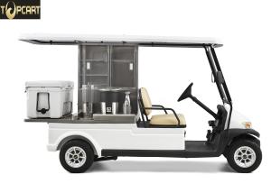 China 48v Electric Multi Purpose Utility Cart With Refrigerator And Led Lights wholesale