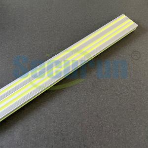 China L Shape Photoluminescent Anti Slip Stair Nosing With 29600mcd/M2 Brightness Yellow Green wholesale