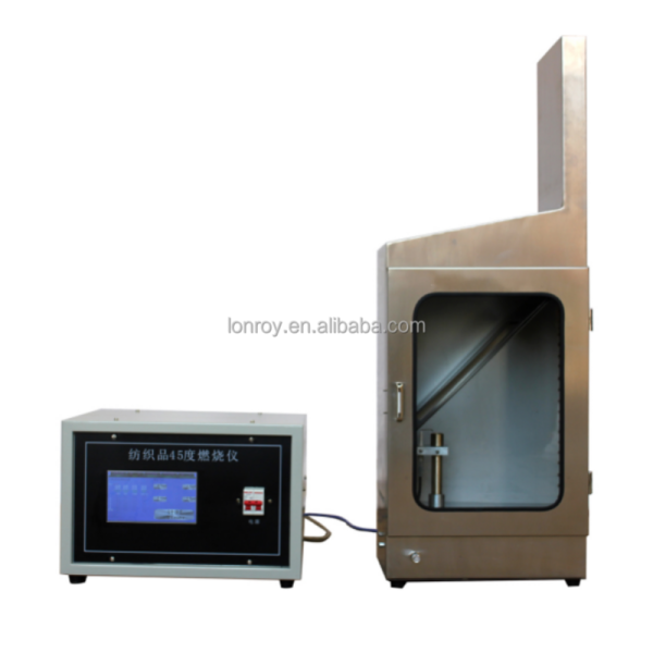Fabric Flammability Test Machine Flame Testing Machine Textiles 45 Degree Flammability Test Chamber Flammability Tester
