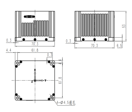 Small Size TDF37IMU0 Fiber Optic Inertial Unit with Low Power Consumption and High Accuracy for Dynamic Measurement