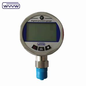 China Precision 0.2%Fs Bottom 80mm Hydraulic Digital Water Pressure Gauge wholesale