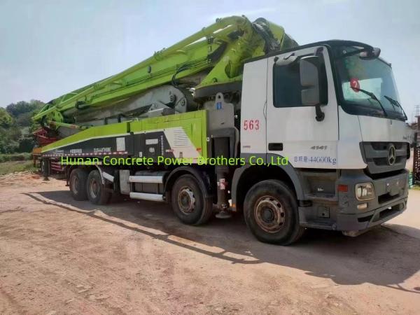 Actros 4141 Chassis Zoomlion 56 Meter Concrete Pump Truck with 44000kgs Load