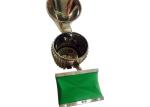 Green American Style Bee Hive Smoker With Atificial Leather Bellow Box For