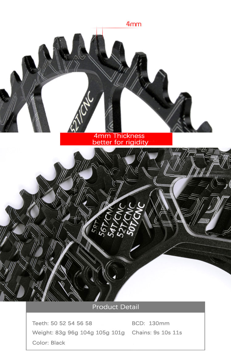 Road Bicycles Super Hollowtech Taiwan BCD130 170mm 54T Cranksets for and Performance