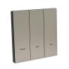 Buy cheap UK Square Box Smart Zigbee Light Switch Plastic Full Panel from wholesalers