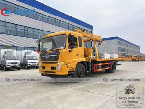 China LHD Dongfeng Tianjin 6.3T 8T truck mounted hydraulic crane wholesale