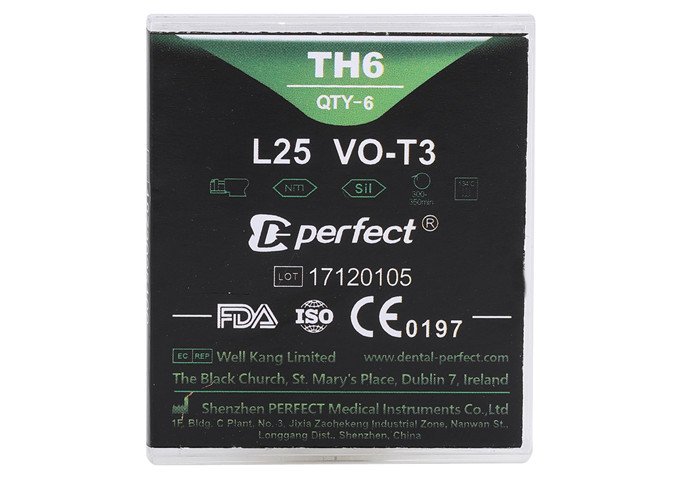 Rotary Files Bendable compatible to Protaper TH6 assorted
