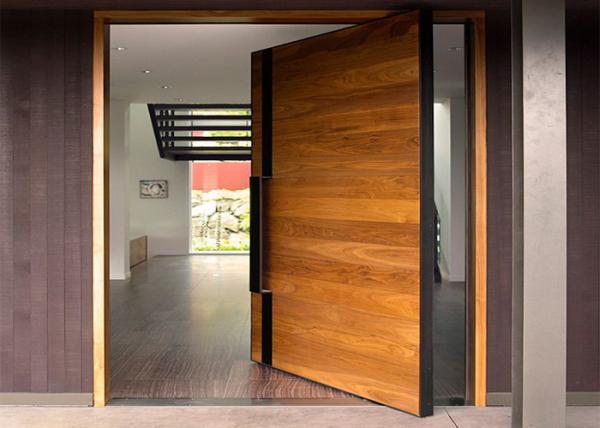 Quality Interior Aluminium Pivot Entrance Doors for sale