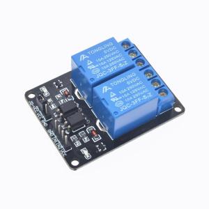 China DC 5V 2 Channel Control Relay Module Low Level Trigger Normally Closed wholesale