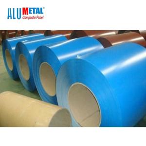 China FEVE H12 A1060 Coated Aluminum Coil 2500MM Trailer Roof Coil 1mm wholesale