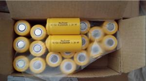 China SC Size 1.2V NICD Rechargeable Batteries 2000mAh For LED Lighting on sale