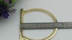 Handmade bag hardware holder light gold 85 mm metal accessory bag metal handle
