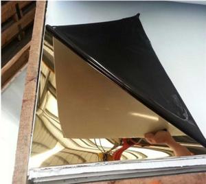 China Ti-Gold color mirror finish stainless steel sheet 201 304 316 430 grade wholesale