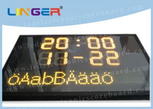 China Swedish Language Text Sign Led Electronic Scoreboard with Computer Software Controller on sale
