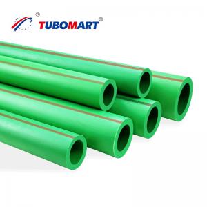 China 20mm - 110mm Green PPR Pipe Plastic Polypropylene PPR Plumbing Pipe wholesale
