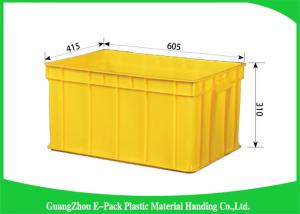 China Warehouse Plastic Stackable Containers Big Capacity Space Saving Foldable Transport on sale