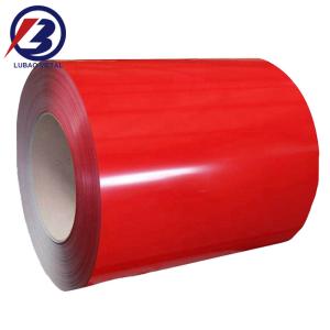 China PPGI Coils in RAL Color Red Violet Blue Green for Roofing Sheet Width 700-900MM Coating Z121-Z180 wholesale