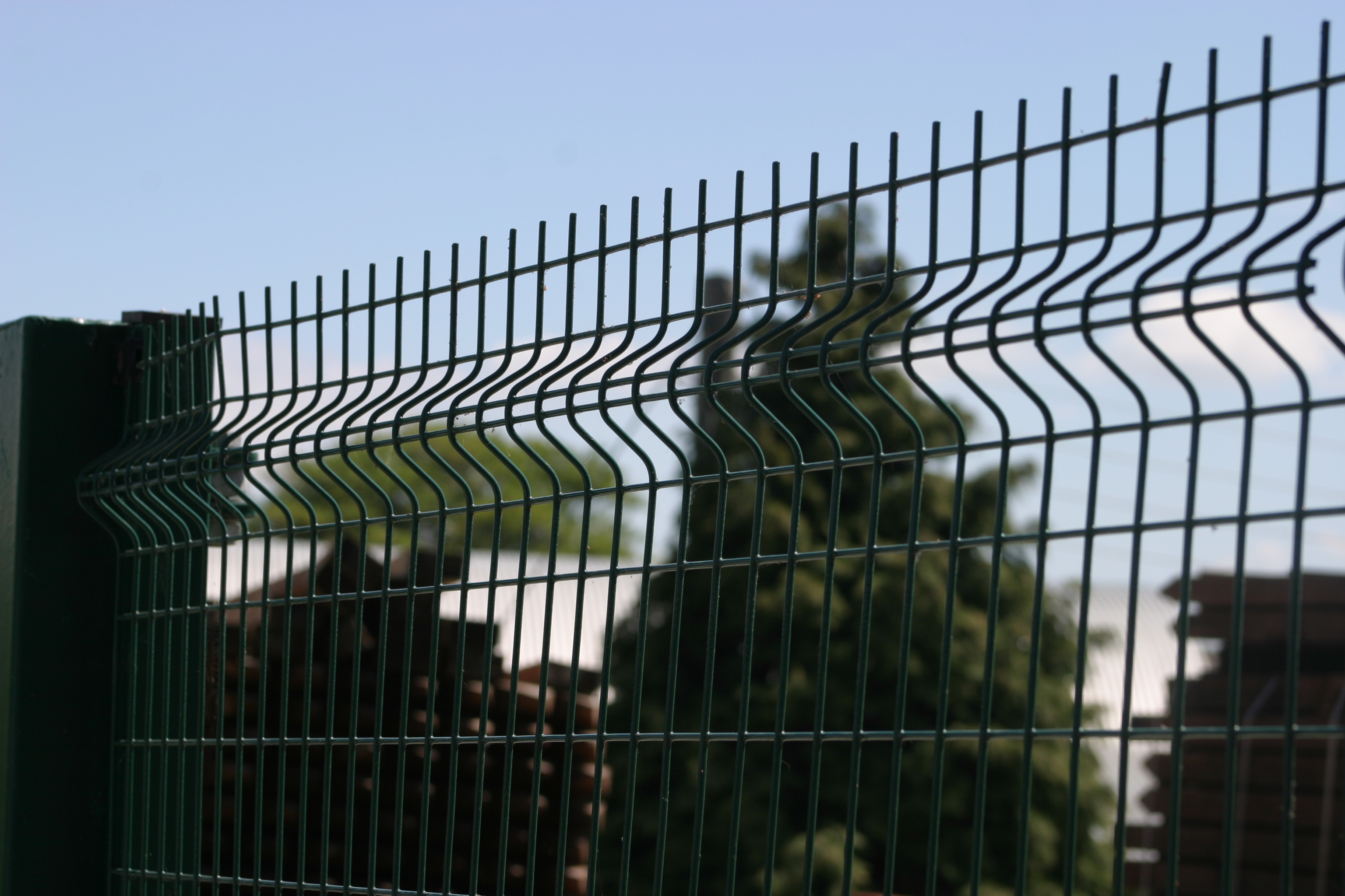 Outdoor Garden 3d Curved Wire Mesh Fence Galvanized