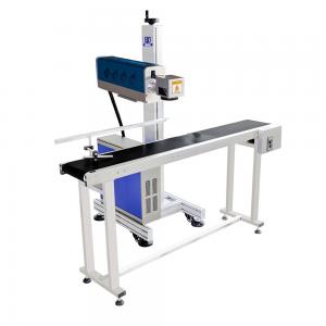China Fast Speed Non Metal Materials CO2 Fly Laser Marking Machine wholesale