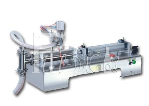 China 25bpm Pneumatic Paste Filling Machine Mineral Water Filling Machine With Foot Switch wholesale