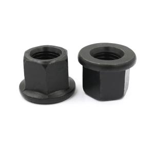 China ISO Standard High Flange Nut with Pad Plate Nut/Hexadecimal Flange Thickening Nut M10-M30 wholesale