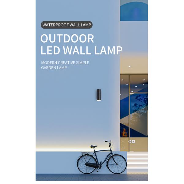 Double Head Shell E27 Simple Modern Garden Lamp LED Waterproof