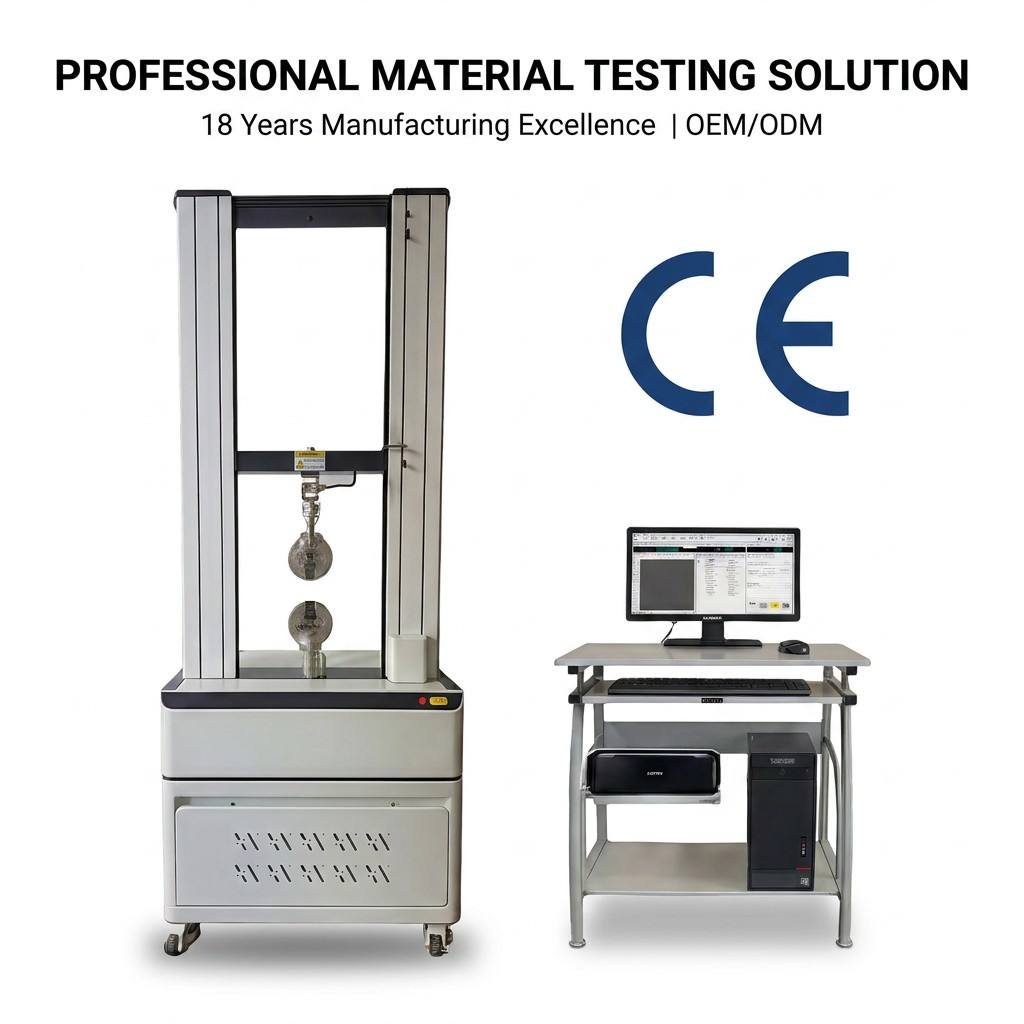 High Capacity 20kN 50kN Servo Double Column Tensile Testing Machine for Metal Plastic Rubber
