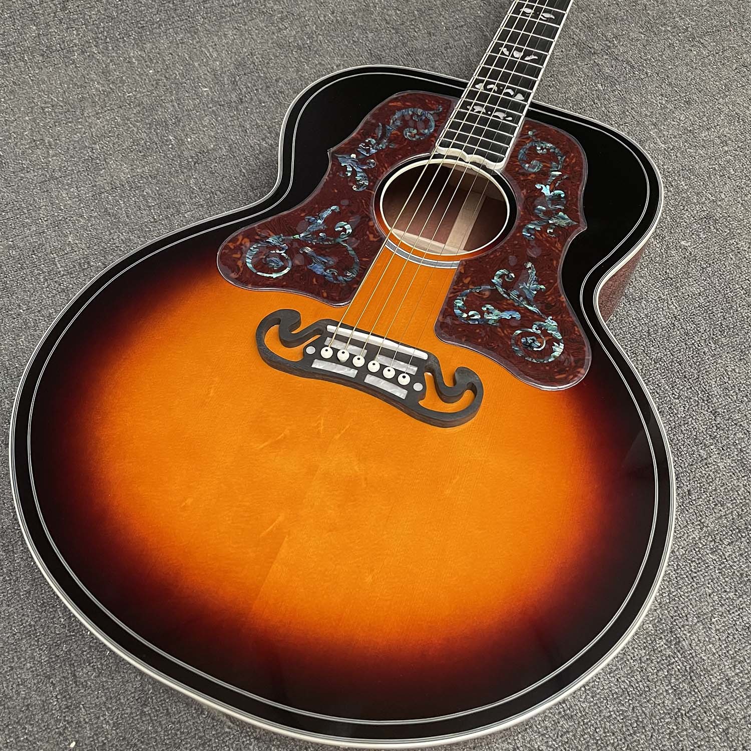 Custom Acoustic Guitar 43 inches SJ200 Custom 2015 Sj200 Bob Dylan Collector Edition Classic Acoustic Guitar Cocobolo Ba
