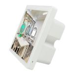 86 * 86 * 38mm Smart Wall Switch , Wifi Enabled Light Switch Non - Discoloring